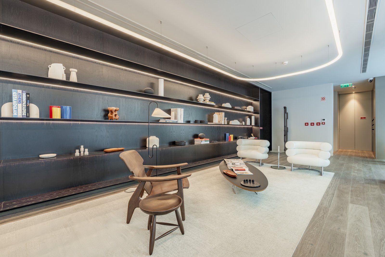 Lounge do edifício — zona de estar dos residentes