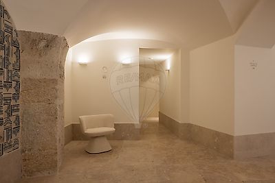 Átrio do edifício reabilitado